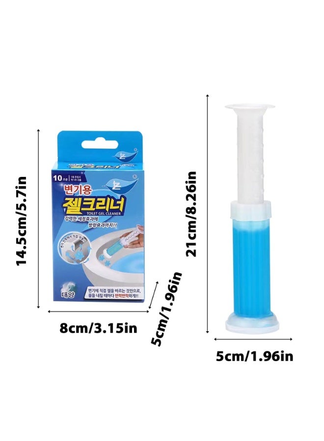 Happy Home Floral scented toilet gel cleaner, 120ml. A descaler and odor remover for a clean bathroom. Long-lasting freshness. Easy to use. 12 flower gels per bottle. The smell of roses - Image 2